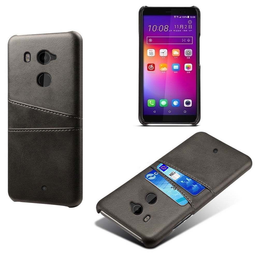 殼多多 新款 適用 HTC U11+ 手機殼 皮質可插卡 U11Plus 防摔保護套 U11手機皮套 潮防汗保護殼