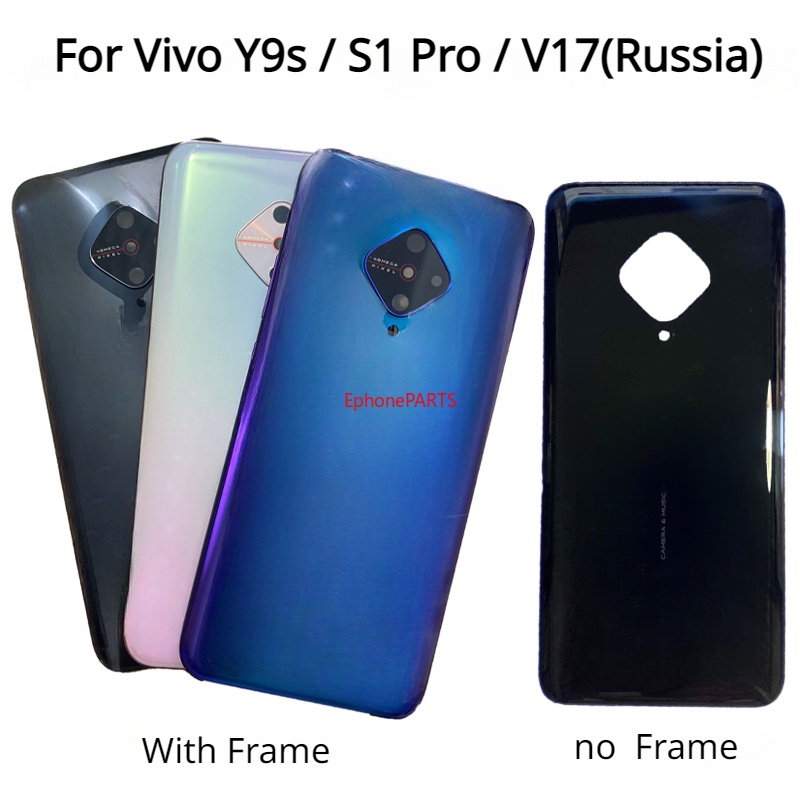 Ephone-vivo Y9s S1 Pro V17(俄羅斯)新後蓋電池蓋+中框後門外殼後殼更換零件
