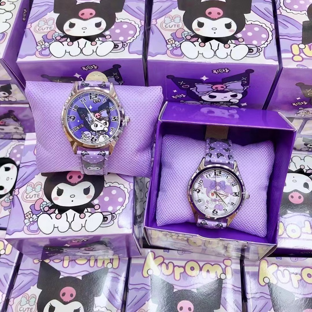 三麗鷗卡通 Hello Kitty 手錶兒童男孩女孩帶禮盒