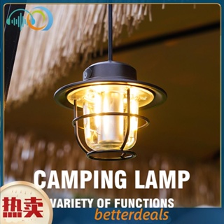 LED復古露營燈 Type-C USB充電 野營燈手提燈帳篷燈氛圍燈