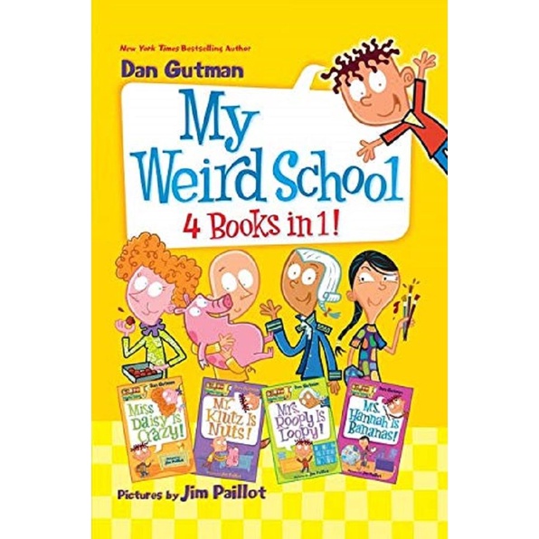 My Weird School 4 Books in 1/【我的瘋狂學校】套書，四冊合售/Dan Gutman/丹．古特曼 eslite誠品