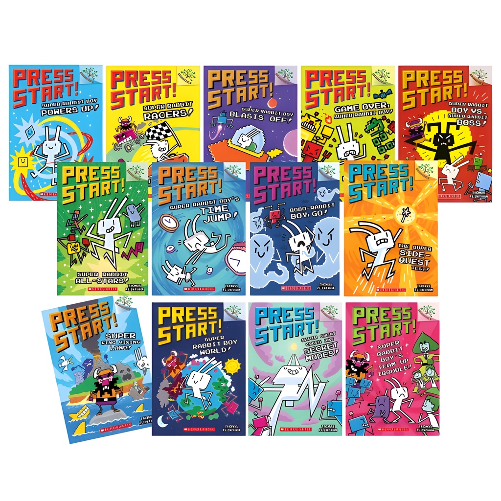 Press Start! #1-13 (全彩平裝本)(共13本)/Thomas Flintham Press Start!. Scholastic Branches 【禮筑外文書店】