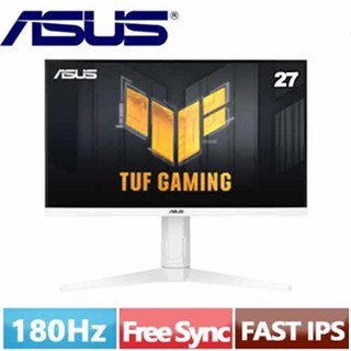 ASUS華碩 27型 TUF Gaming VG27AQL3A-W 電競顯示器 白