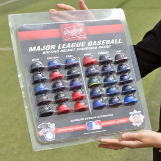 MLB美國職業棒球大聯盟各個球隊紀念打擊頭盔裝飾mini玩具 棒球帽裝飾品紀念品周邊