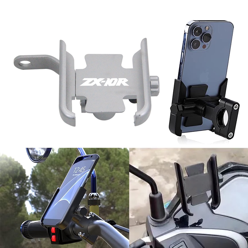 KAWASAKI 適用於川崎忍者 ZX10R ZX-10R 2004-2022 摩托車配件車把手機支架支架支架