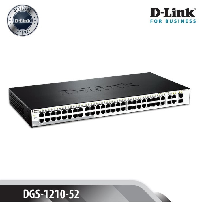 D-link DGS-1210-52 48口千兆智能網管交換機