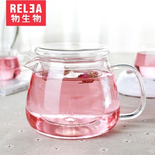耐高溫玻璃茶壺 透明花茶壺 泡茶壺 玻璃水壺 過濾茶具