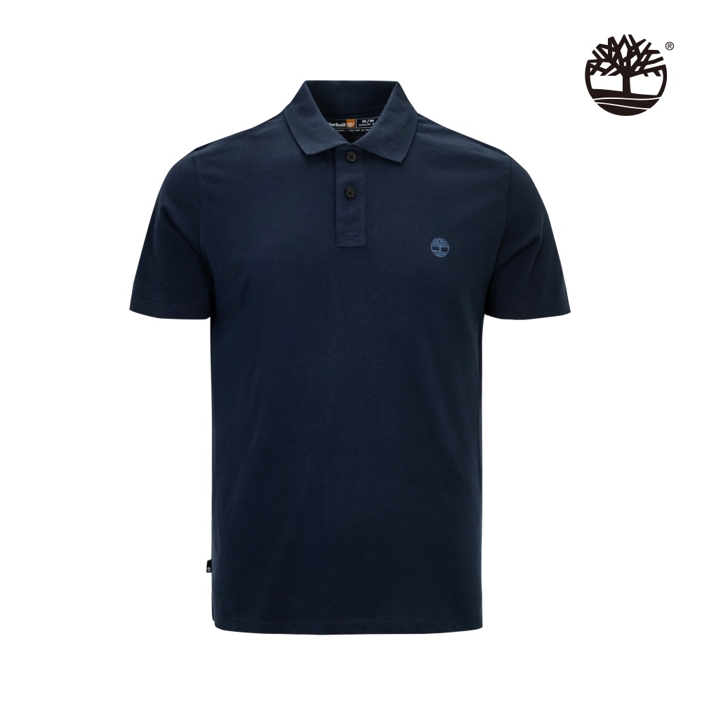 Timberland 男款深寶石藍 Logo Polo衫|A63YQ433
