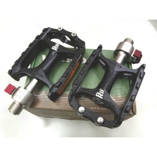 《67-7生活單車》維格 WELLGO 快拆踏板 M138 M-138 黑 附收納袋 踏板 登山車 公路車 自行車