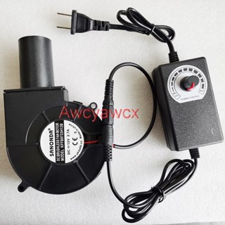 【現貨】鼓風機風扇 9733 小廢油爐工具木爐家用調速加熱燒烤 BBQ 12V 2.7A 7000RPM 電源適配器