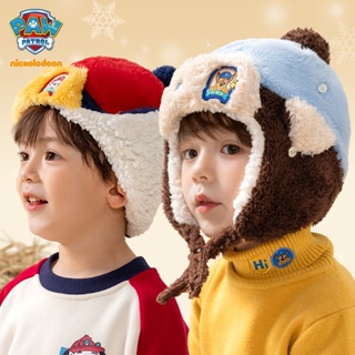 Paw Patrol兒童帽子冬寶寶雷鋒帽秋季男童女童小孩韓版刷毛保暖護耳帽