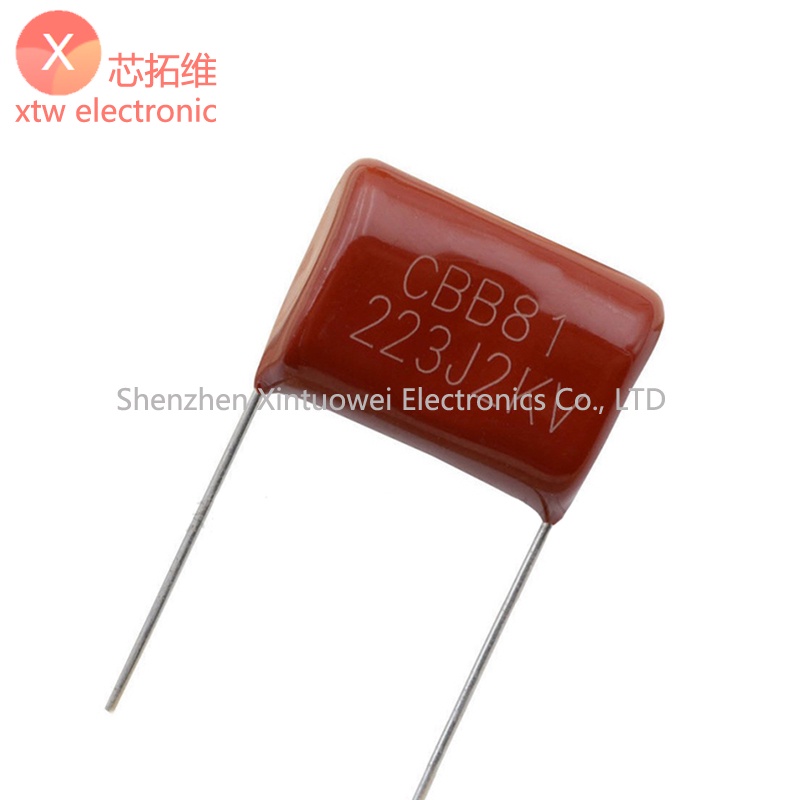 10pcs/lot 高壓金屬膜電容器 CBB81 電容器 223J2KV 2000V 2KV223J P=20mm