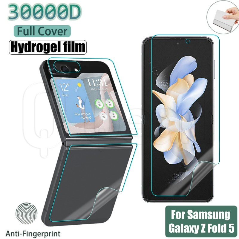 SAMSUNG 三星 Galaxy Z Flip 5 屏幕保護膜 / 防刮防油水凝膠保護膜 / 防指紋手機鋼化玻璃 /