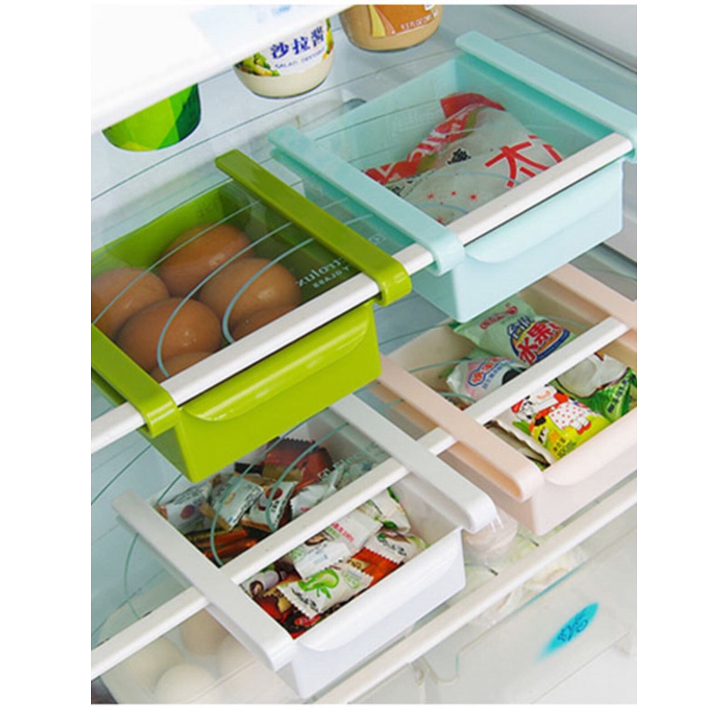 知泊商城 冰箱隔層收納盒食物保鮮盒儲存防串味抽屜式伸縮置物架水果整理筐