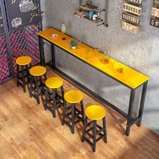 免運 吧臺桌 吧台桌 高腳桌 奶茶店桌椅組合 長條窄咖啡桌 陽台 客廳靠墻桌 酒吧台 客製 電腦桌