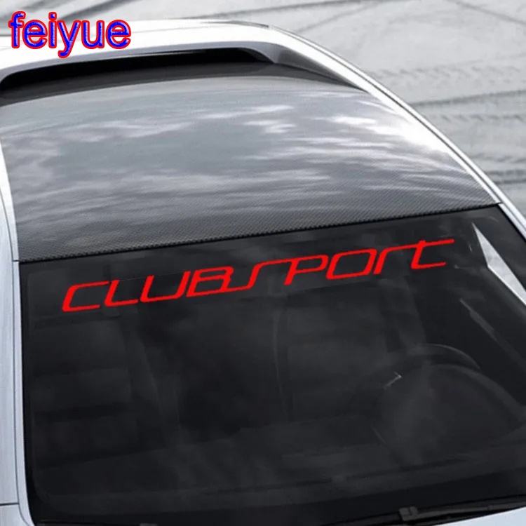 1 件裝 Clubsport 汽車擋風玻璃貼紙適用於大眾 Golf5 Golf6 Golf7 GOLF7.5 MK6 M