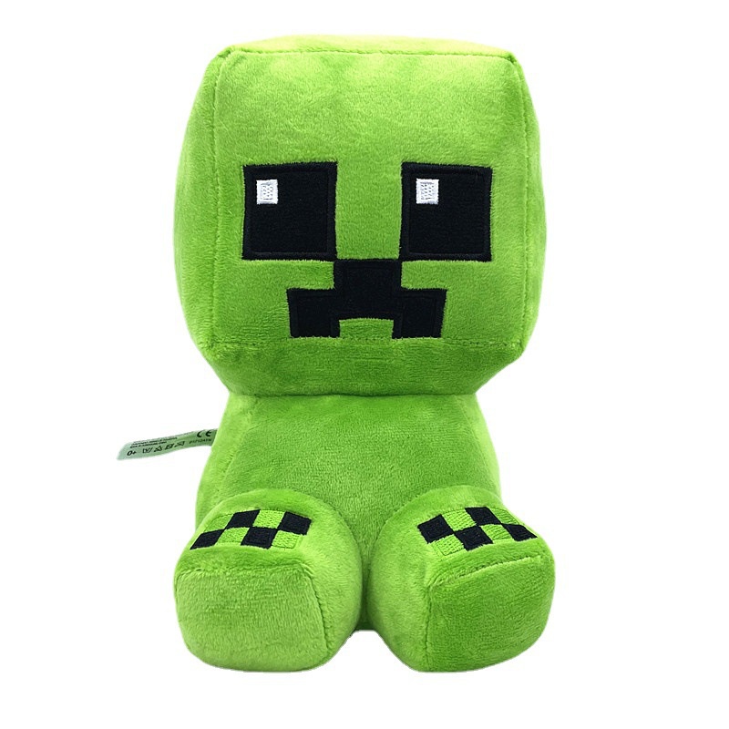 現貨 麥塊 我的世界毛絨玩具 minecraft周邊 大號公仔 創世神娃娃 苦力怕蜜蜂蠑螈玩偶布娃娃 睡覺抱枕 兒童禮物