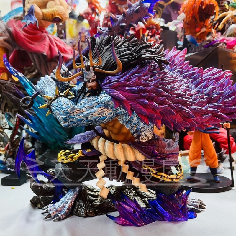 免運  海賊王模型 LX翻模 組合絕技霸海 凱多 夏洛特玲玲 獸人形態凱多 GK雕像 手辦 動漫公仔 擺件 盒裝 禮