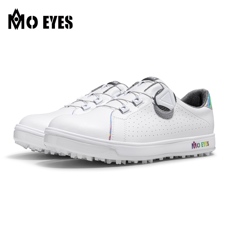 Pgm MO EYES 時尚防水女式高爾夫球鞋,防滑軟底設計