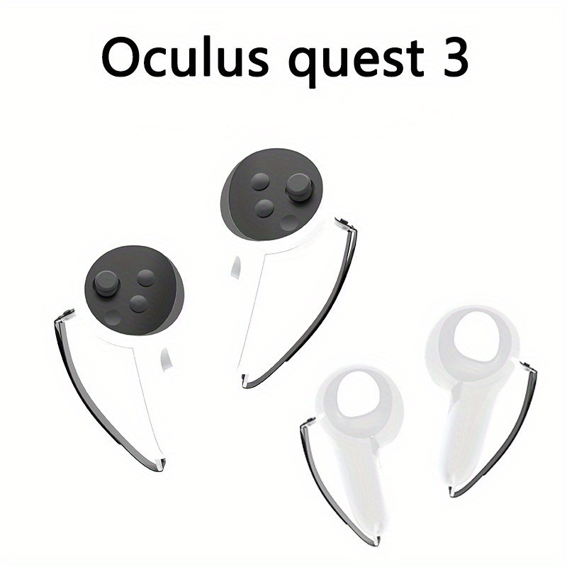 適用於 Meta Quest 3 控制器手柄的 VR 控制器手柄套,用於 Oculus Quest 3 控制器手柄的矽膠