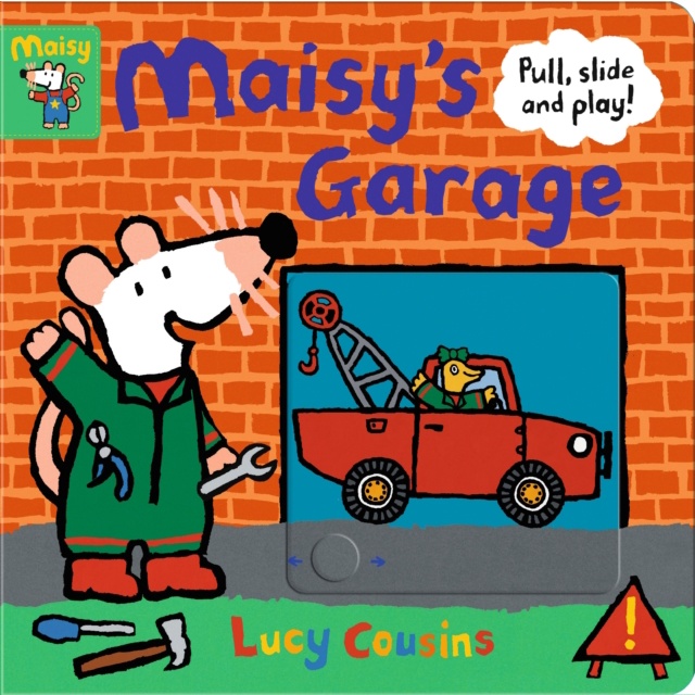 Maisy's Garage: Pull, Slide and Play!(硬頁書)/Lucy Cousins【禮筑外文書店】