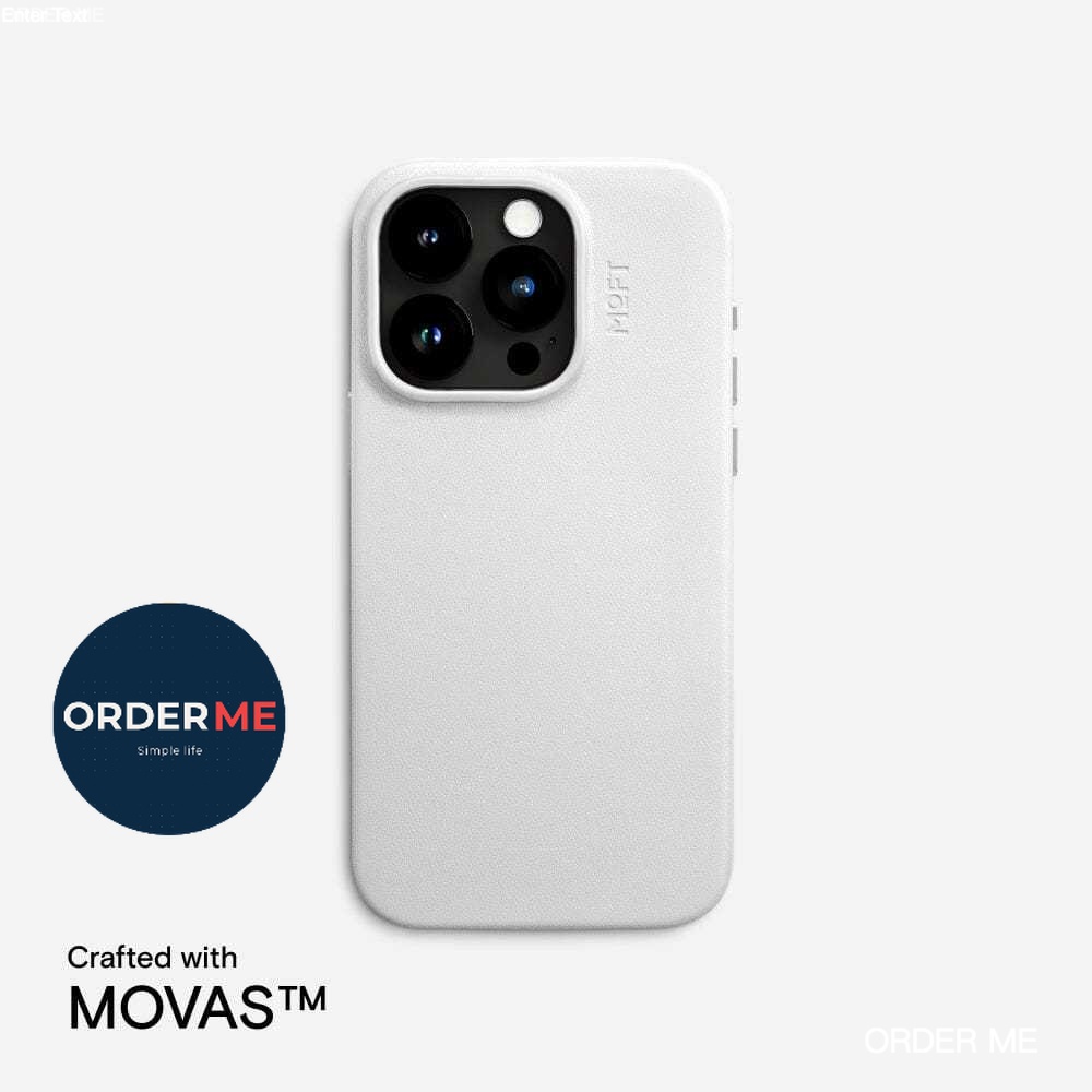 現貨【MOFT】MOVAS iPhone15 Pro/Pro Max Magsafe 皮革雙倍磁力手機殼 迷霧灰 可面交