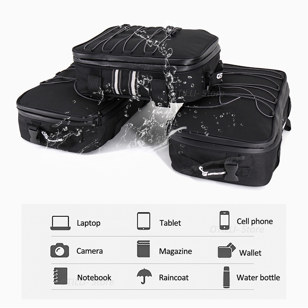 SPMOTO 適用於寶馬 R1250GS R1200GS F750GS F850GS 行李箱頂包 三箱包