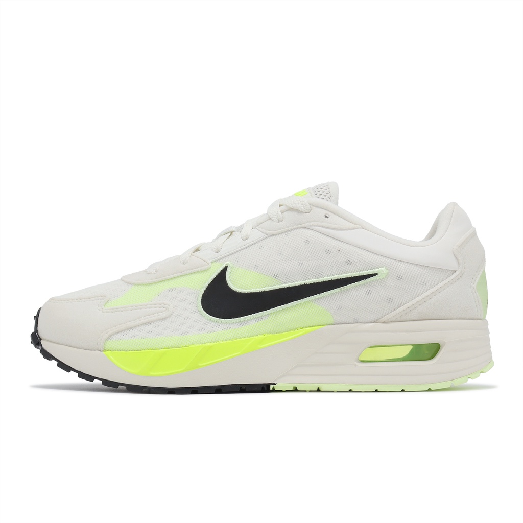 Nike 休閒鞋 Wmns Air Max Solo 白 黑 螢光黃 氣墊 女鞋 【ACS】 FN0784-100