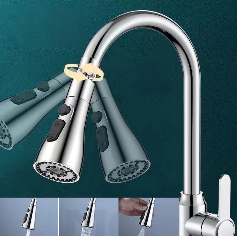 廚房水槽水龍頭起泡器噴頭防濺增壓過濾器噴嘴噴嘴更換節水水龍頭