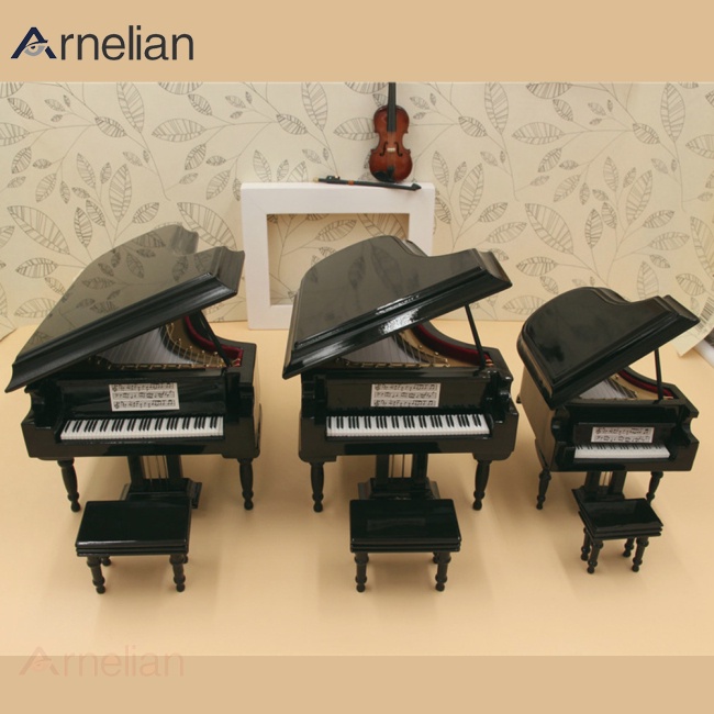 Arnelian 微型鋼琴模型迷你鋼琴樂器擺件展示