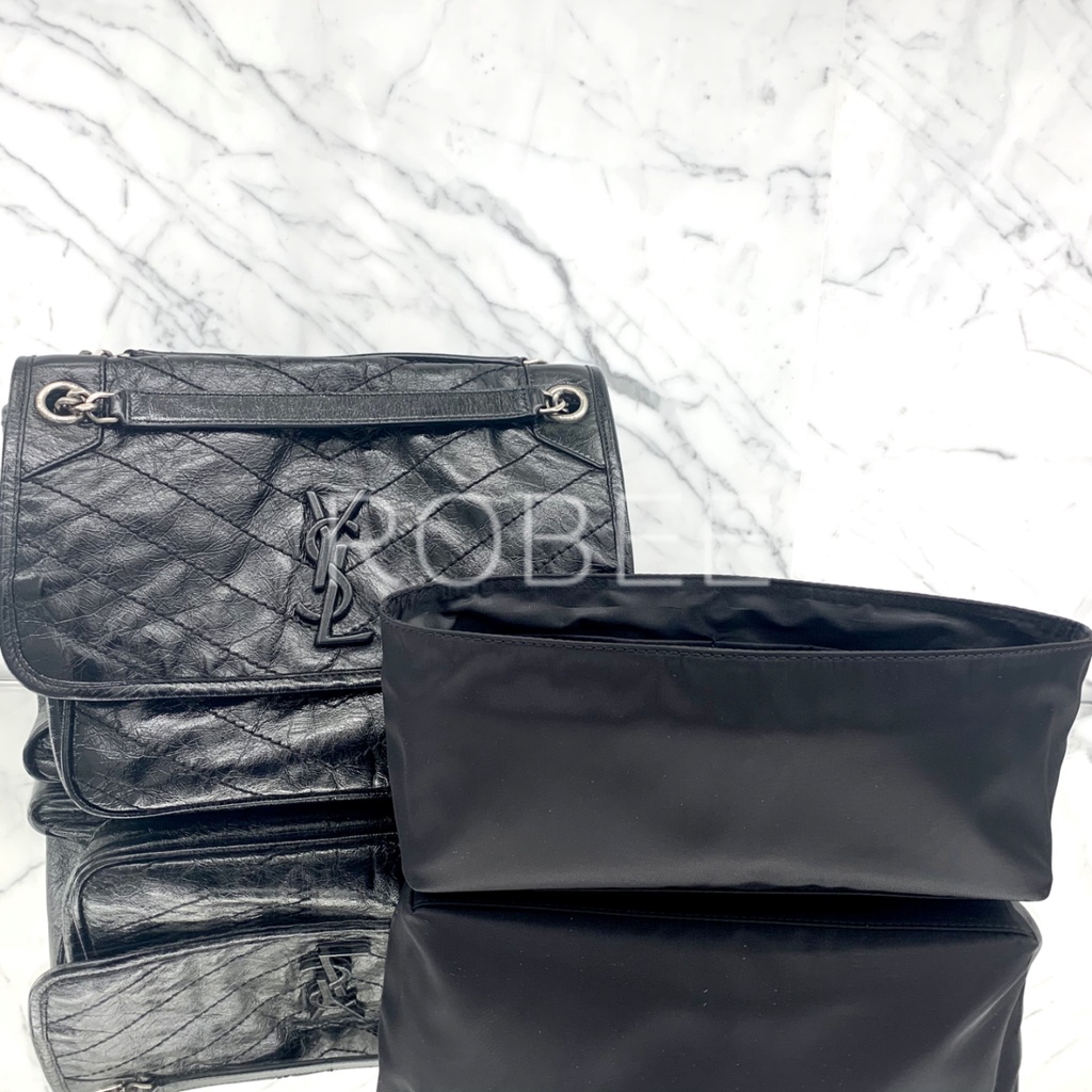 現貨速發內袋 內袋 收納包 ROBEE/適用於Ysl Niki內袋尼龍收納包整理包中包內撐內袋 包撐
