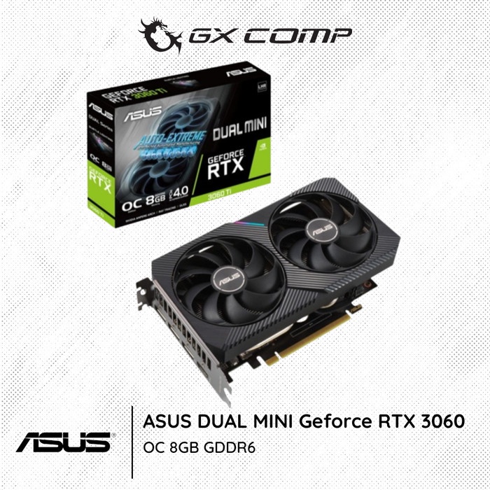 華碩 DUAL MINI RTX 3060ti 8GB OC GDDR6 256BIT VGA NVIDIA