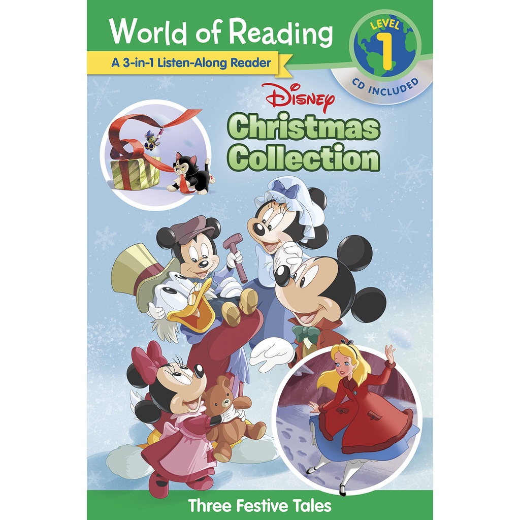 Disney Christmas Collection 3-in-1 Listen-Along Reader (World of Reading) (Level 1)/Disney Book Group【禮筑外文書店】