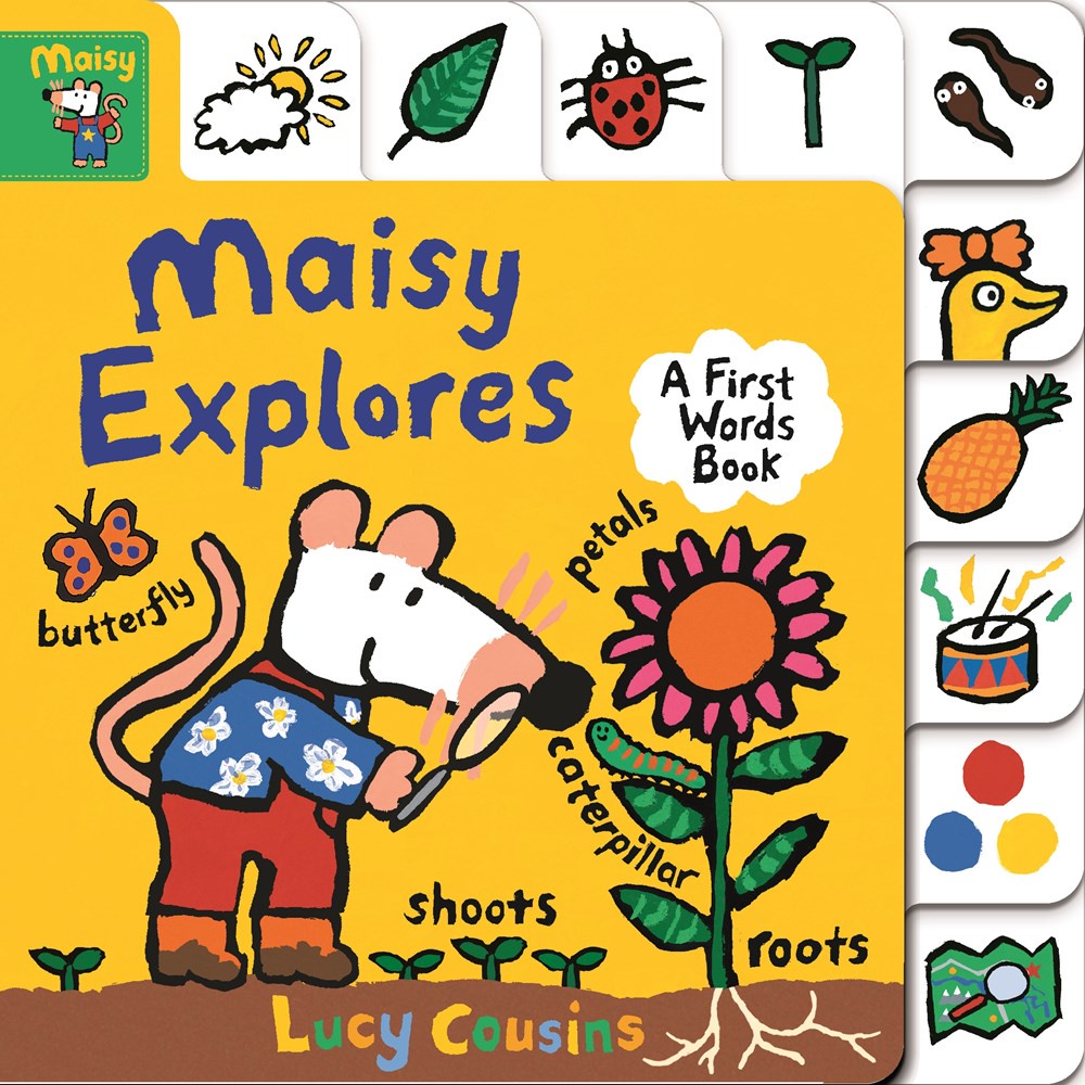 Maisy Explores: A First Words Book (硬頁書)(美國版)/Lucy Cousins【三民網路書店】