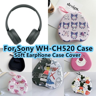 適用於索尼 WH-CH520 耳機套卡通 Kuromi Losto 耐磨防污適用於索尼 WH CH520 耳機耳墊收納包