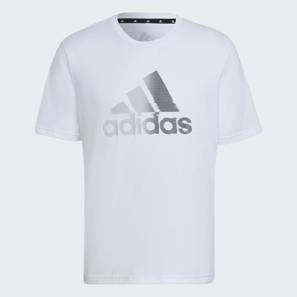 Adidas D2m Logo Tee HF7210 男 短袖 上衣 T恤 運動 休閒 健身 訓練 愛迪達 白