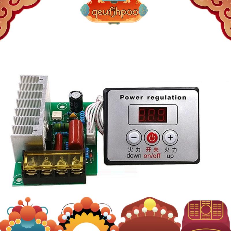 4000w AC SCR 電壓調節器調光器電動機速度溫度控制器,用於帶開關的熱水器電機 qeufjhpoo1