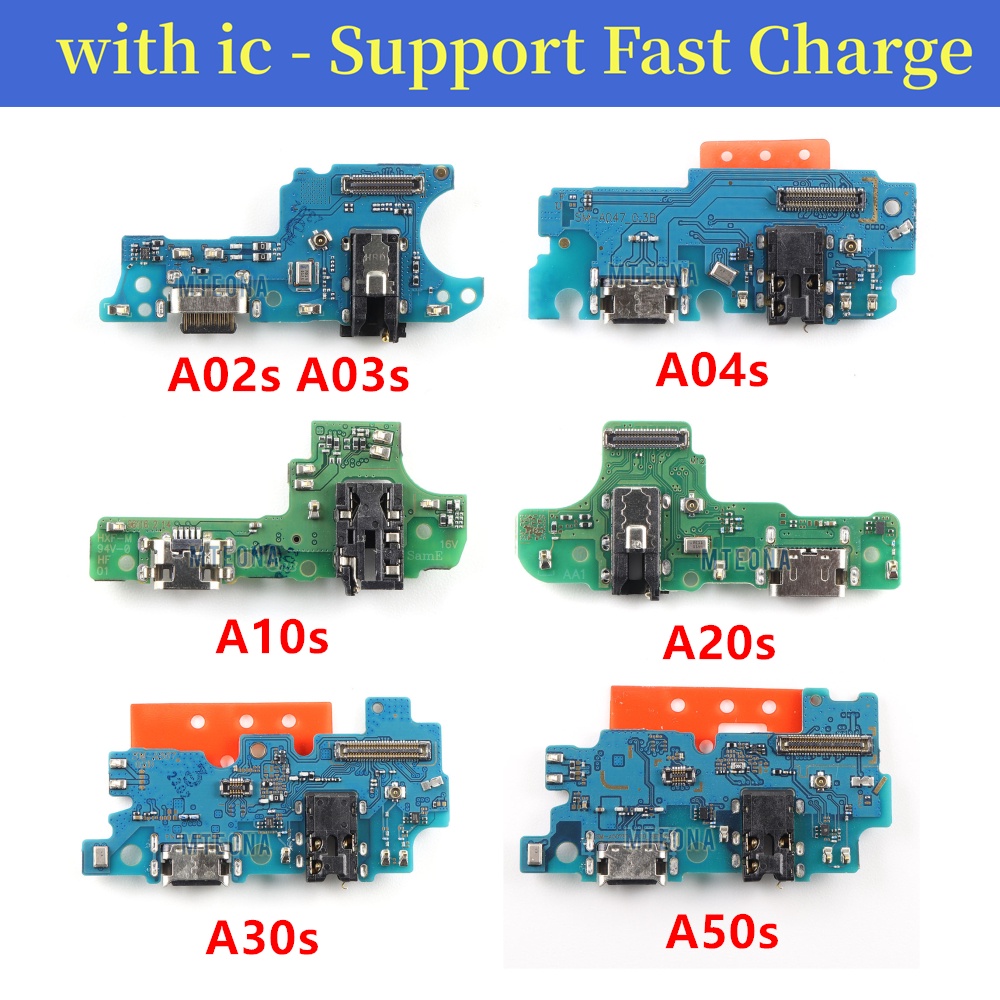 SAMSUNG 適用於三星 A02s A03s A04s A10s A20s A30s A50s USB 充電器端口插孔