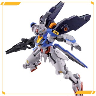 【新品熱賣】鋼彈 高高風靈戰士 透明鋼彈 帶飛行器 高達HG 1/144水星魔女主拼裝模型送支架