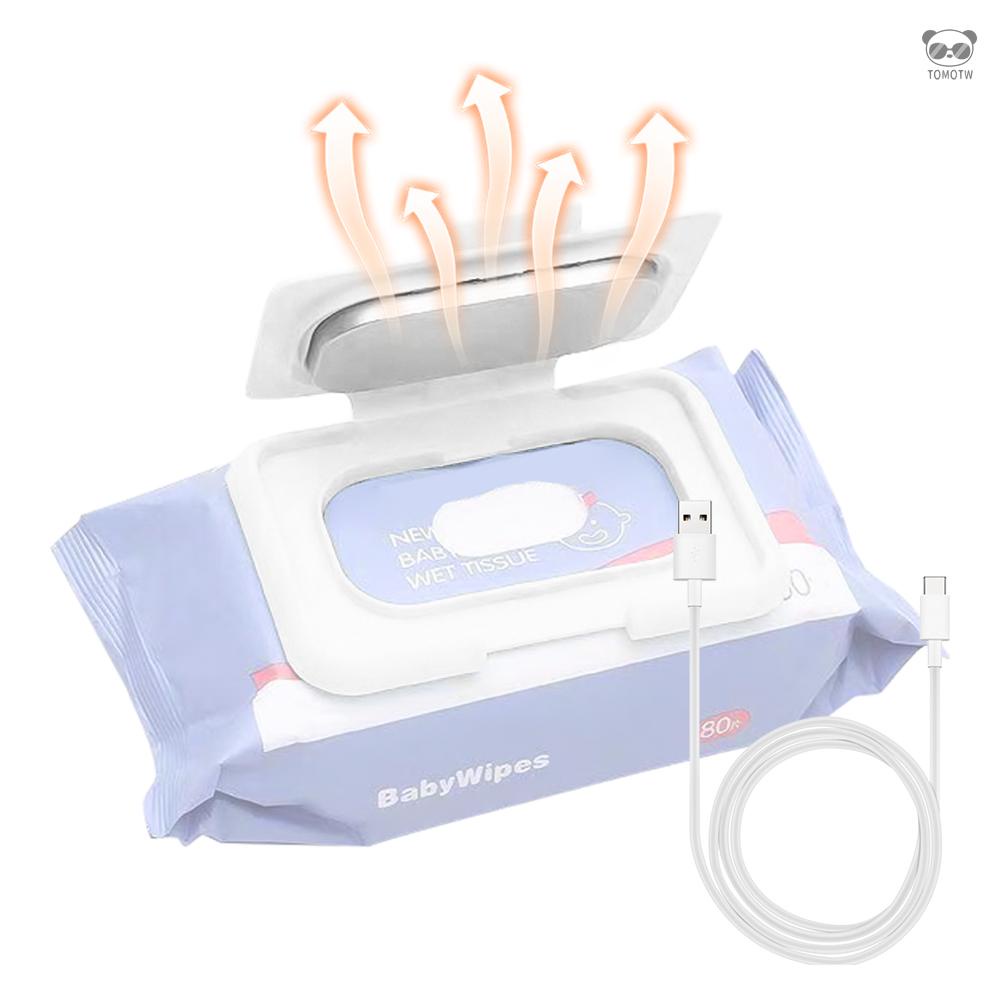 嬰兒溼巾加熱器 溼巾恆溫保暖器 USB供電 白色