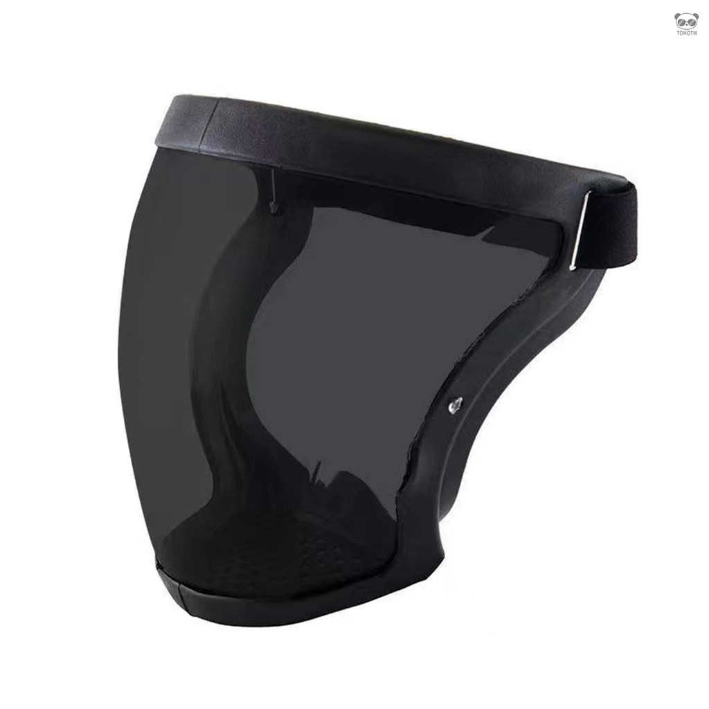 電工焊接防護專用面罩 耐高溫120℃ 舒適透氣深色面罩 黑框黑鏡片（不帶過濾墊片）