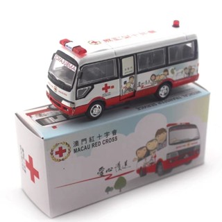 微影 Tiny Coaster澳門紅十字會救護車 合金模型 稀缺版絕版車模