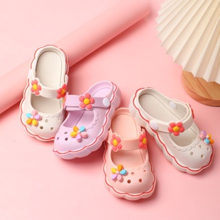 夏季女童可愛公主中小童寶寶外穿涼鞋防滑包頭涼拖鞋