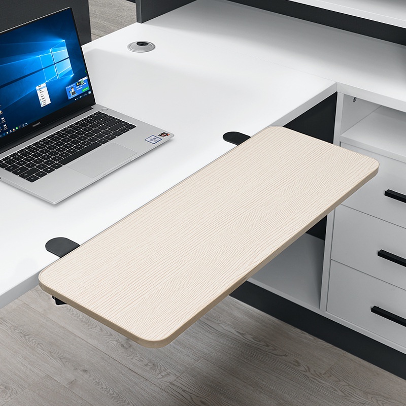 特惠免運 鍵盤置物架可摺疊辦公桌桌面延長托架電腦桌加寬伸縮摺疊一字隔板
