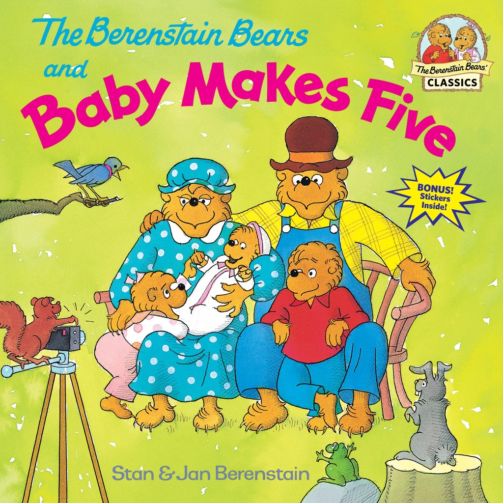 The Berenstain Bears and Baby Makes Five/Stan Berenstain First Time Books 【禮筑外文書店】