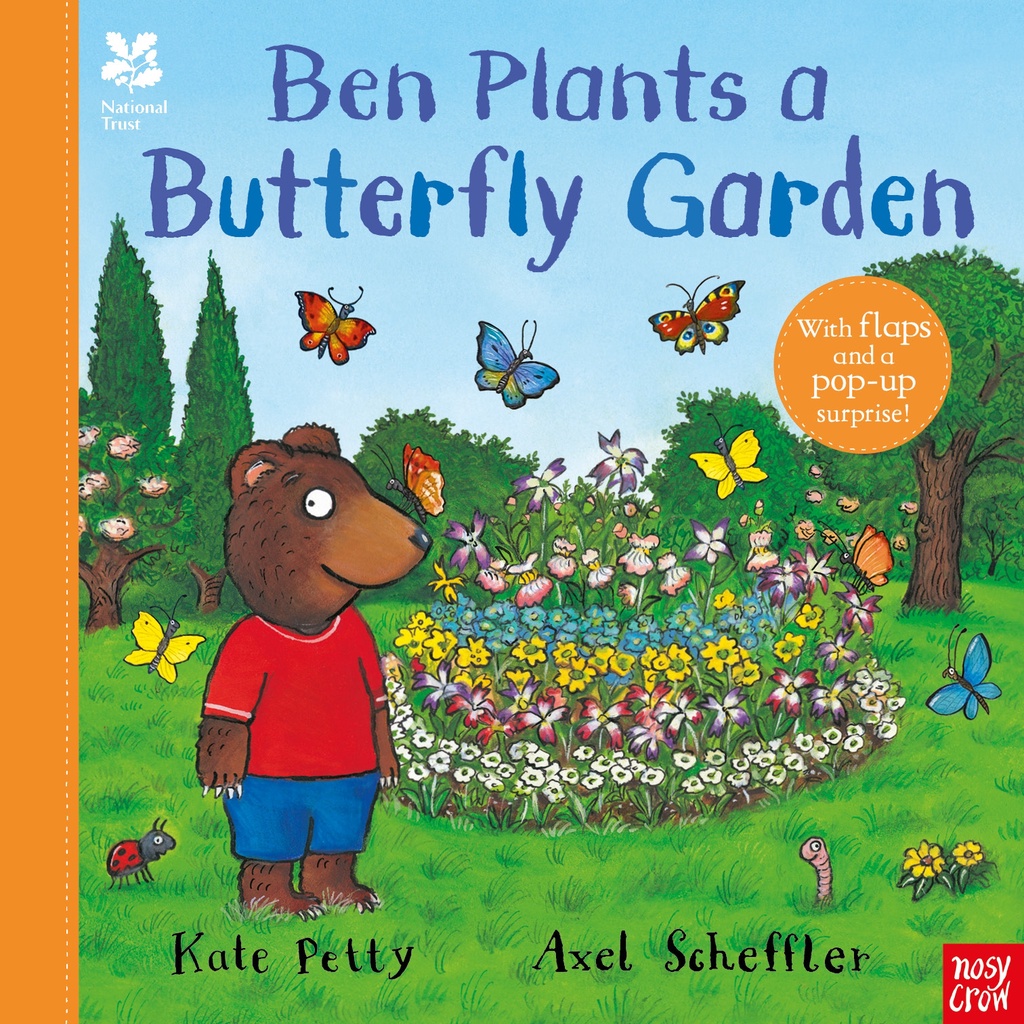 National Trust: Ben Plants a Butterfly Garden (with flaps and pop-up surprise!)(精裝)/Kate Petty【三民網路書店】