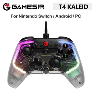 任天堂 Gamesir T4 Kaleid T4K 遊戲控制器有線遊戲手柄帶霍爾效應適用於 Nintendo Switc