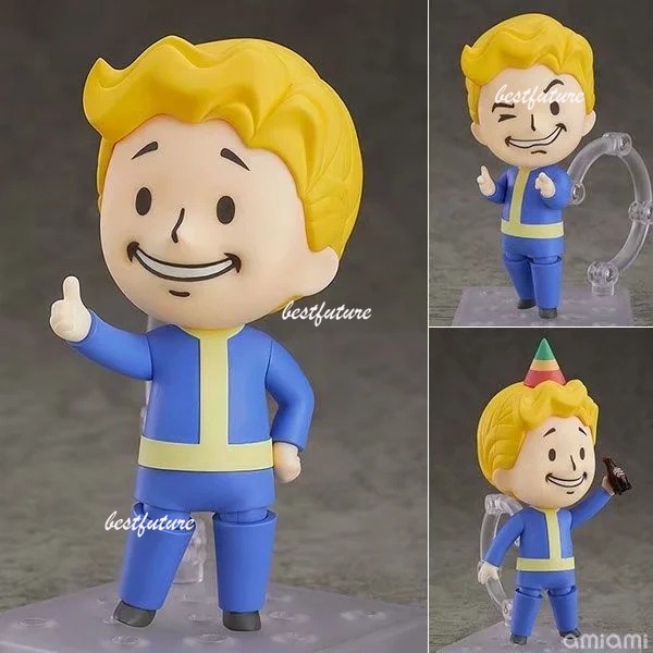 Fallout 4 Vault Boy 1209# 粘土人關節可動人偶模型娃娃