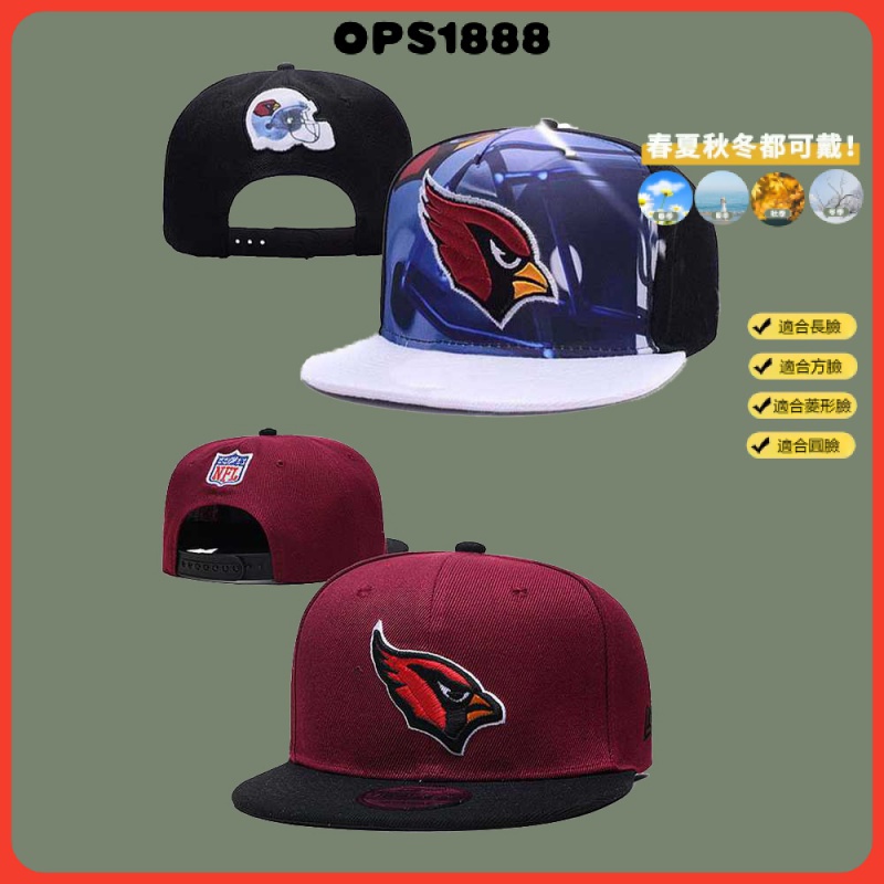 NFL 橄欖球帽 調整帽 Arizona Cardinals 亞利桑那 紅雀 潮帽 運動帽 男女通用 沙灘帽 嘻哈帽