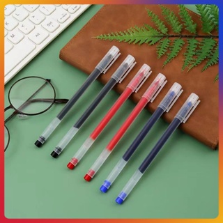 Hitam 大容量中性筆 0.5 毫米圓珠筆/黑色液體中性筆透明中性筆